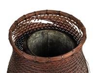 Four Japanese Bamboo Ikebana Baskets