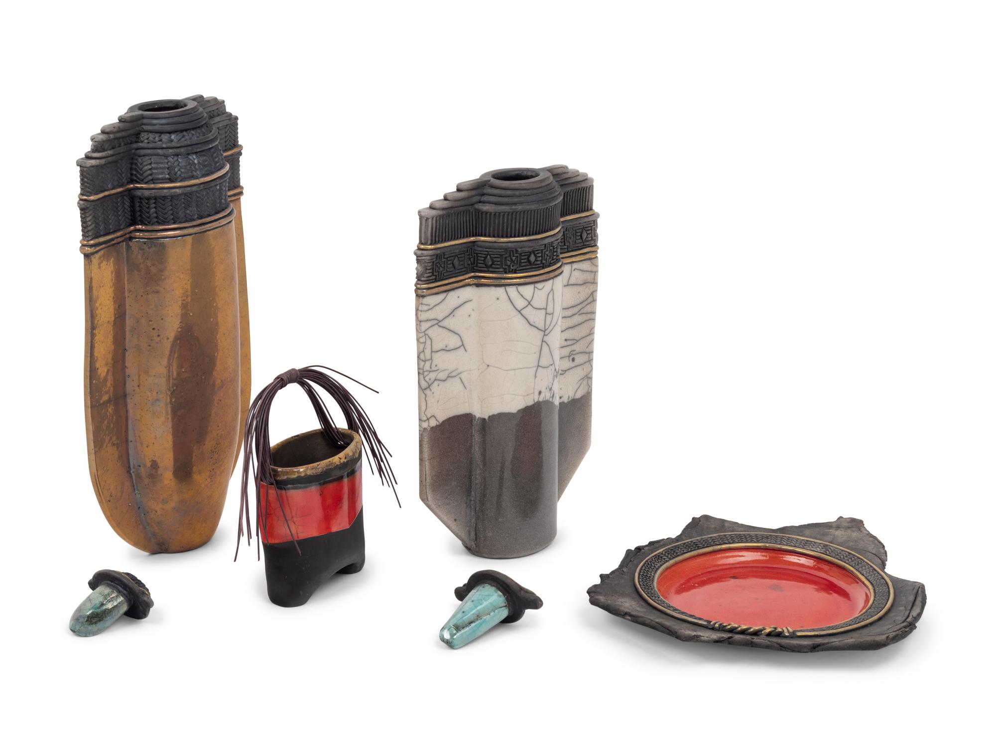 Four Contemporary Studio Ceramic Articles