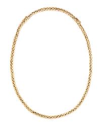 A 14 Karat Yellow Gold Wheat Chain Necklace, 31.00 dwts.