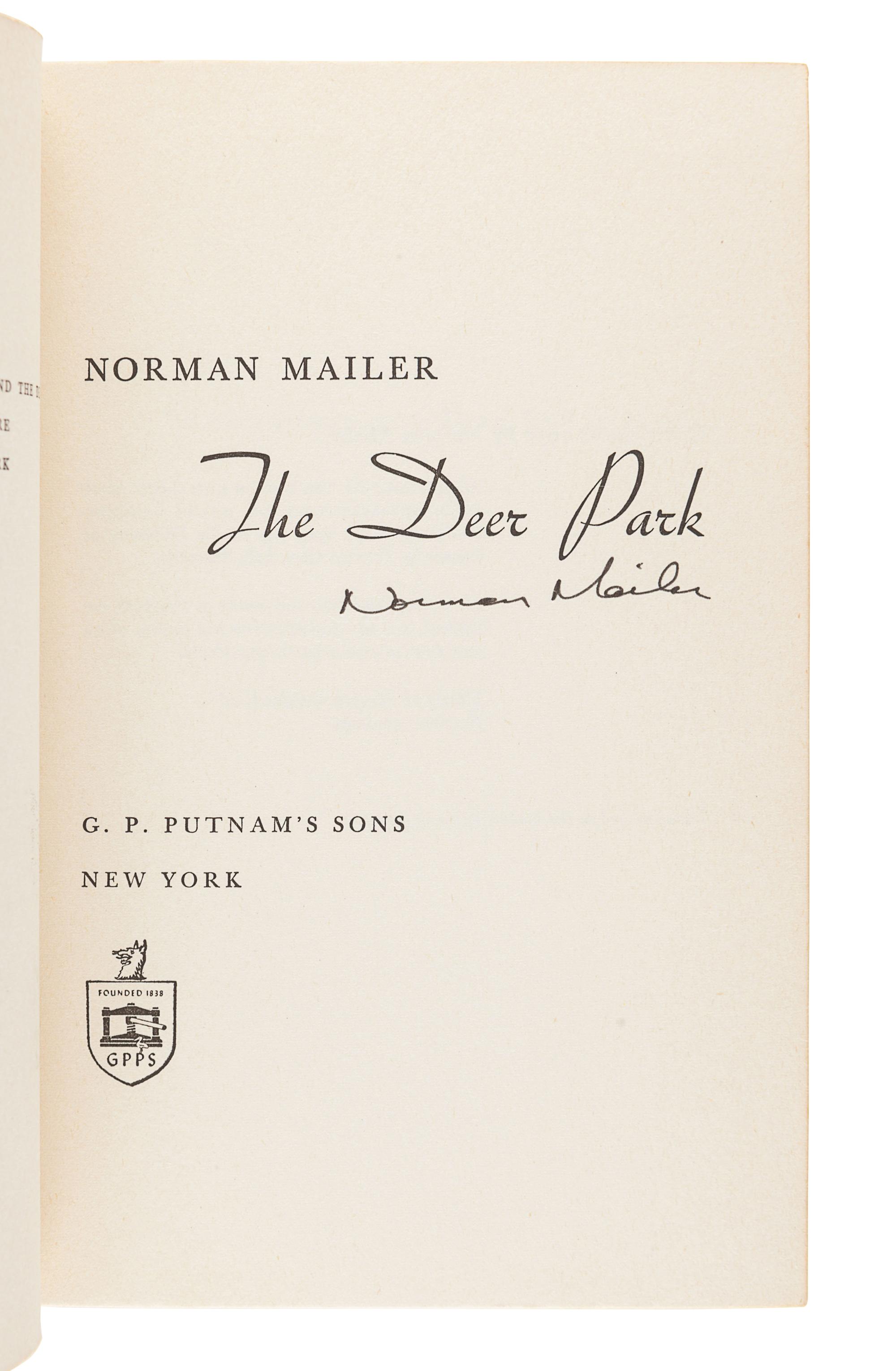 [MAILER, Norman (1923-2007)]. A group of 5 FIRST EDITIONS, comprising: