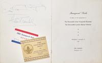 [Presidential] [Kennedy, John F.] Sinatra, Frank, and Ella Fitzgerald, and Harry Belafonte, et al. John F. Kennedy's Inaugural Gala Program, signed