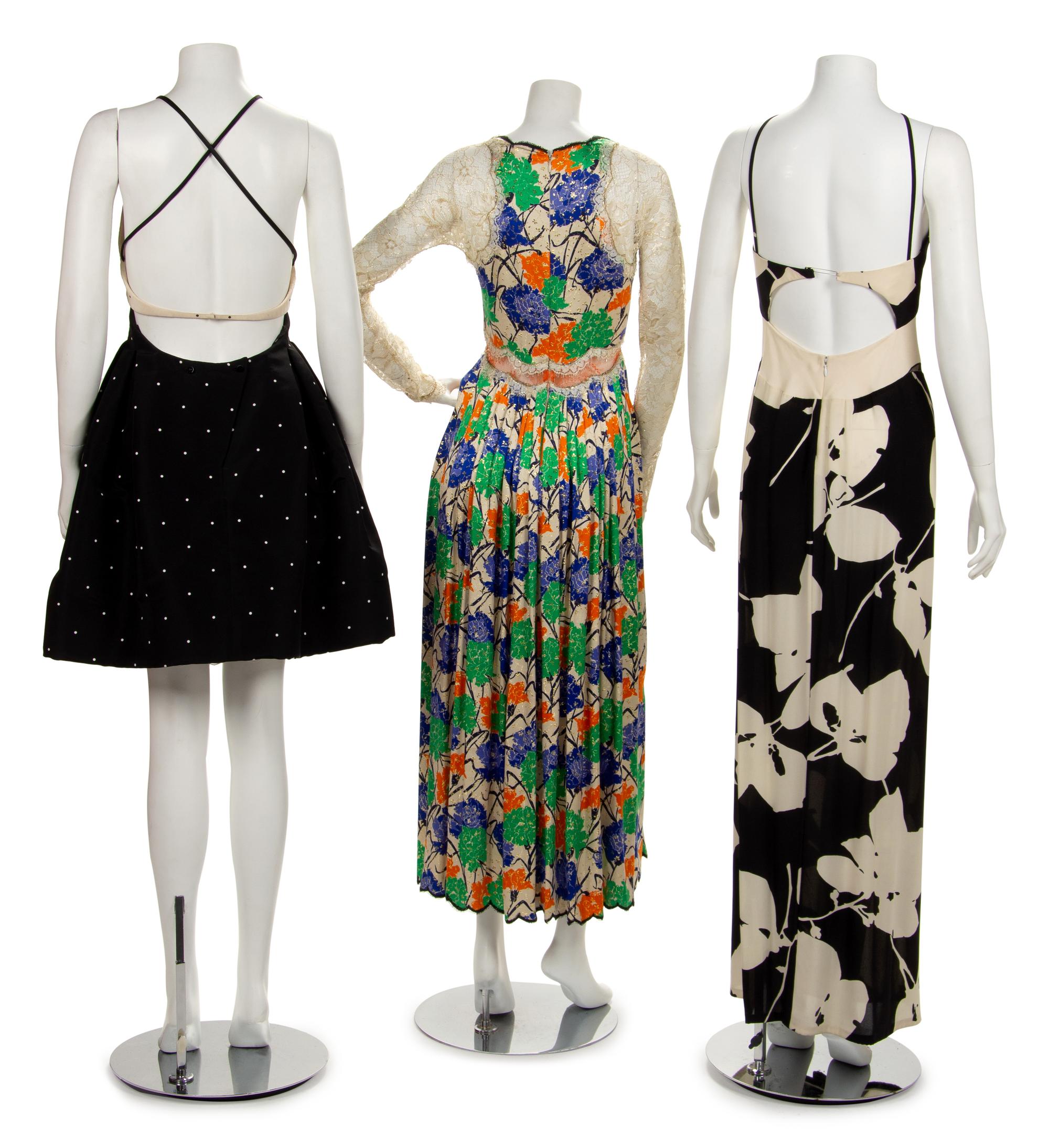 Three Geoffrey Beene Dresses, Sping 1996