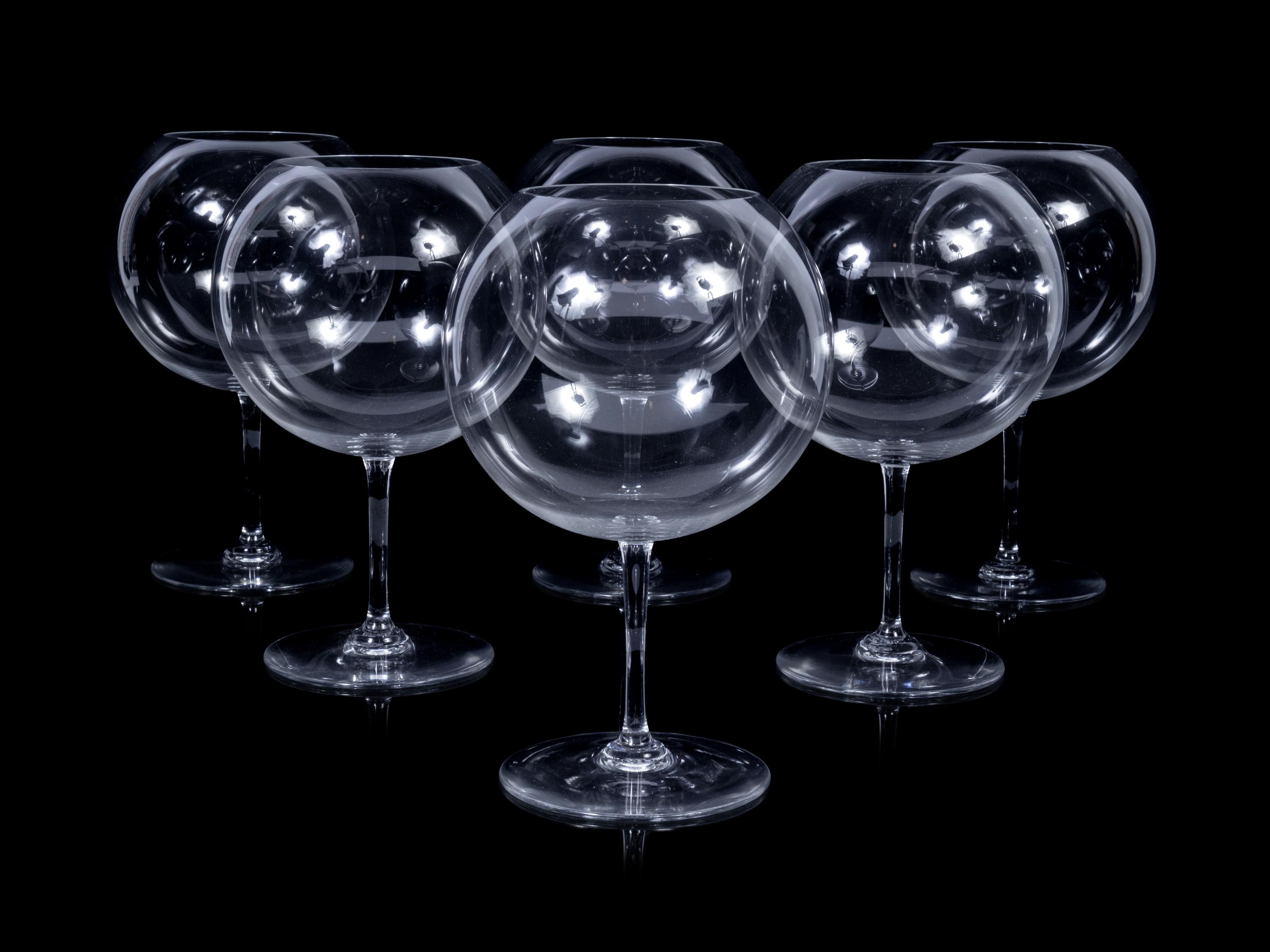 A Set of Twelve Baccarat D é gustation Roman é e Conti Glasses