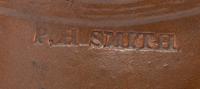 A P.H. Smith Albany Slip Stoneware Pitcher
