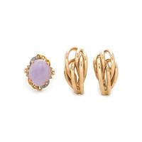 COLLECTION OF YELLOW GOLD JEWELRY