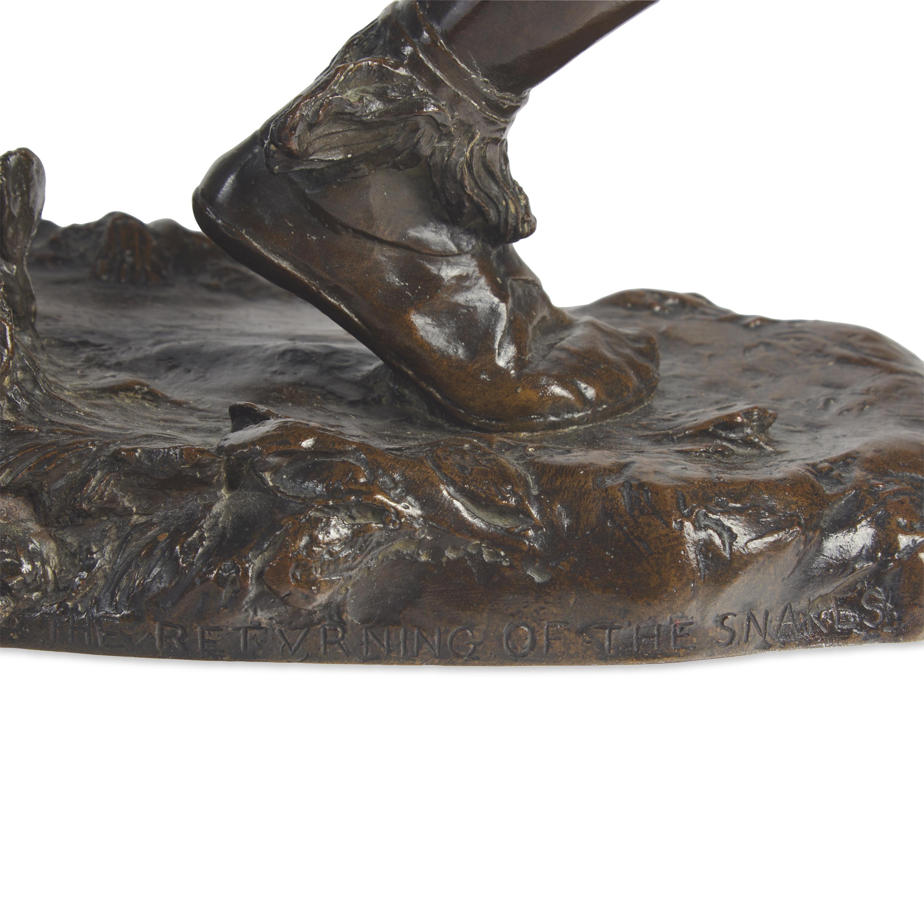 Hermon Atkins MacNeil (American, 1866-1947) — The Moqui Prayer for Rain (The Returning of the Snakes), modeled 1895-96; cast ca. 1897