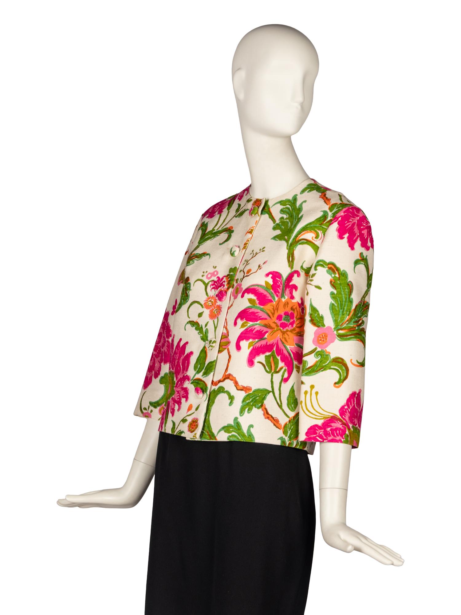 Balmain Floral Jacket, 1960s