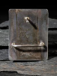 Tufa Cast Silver Belt Buckle