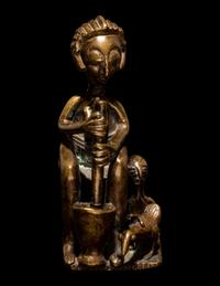 A Baule Bronze Alter Figure