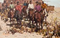 Burt Proctor, (American, 1901-1980), Visiting Day