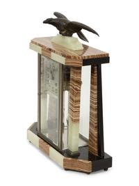 A French Art Deco Onyx Mantel Clock