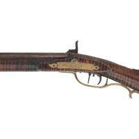 Full Stock Percussion Long Rifle by J. Douglass, Most likely Joseph Douglass Jr. (Huntingdon County, PA)