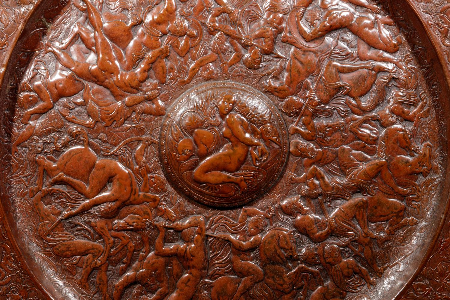 A Continental Copper Roundel