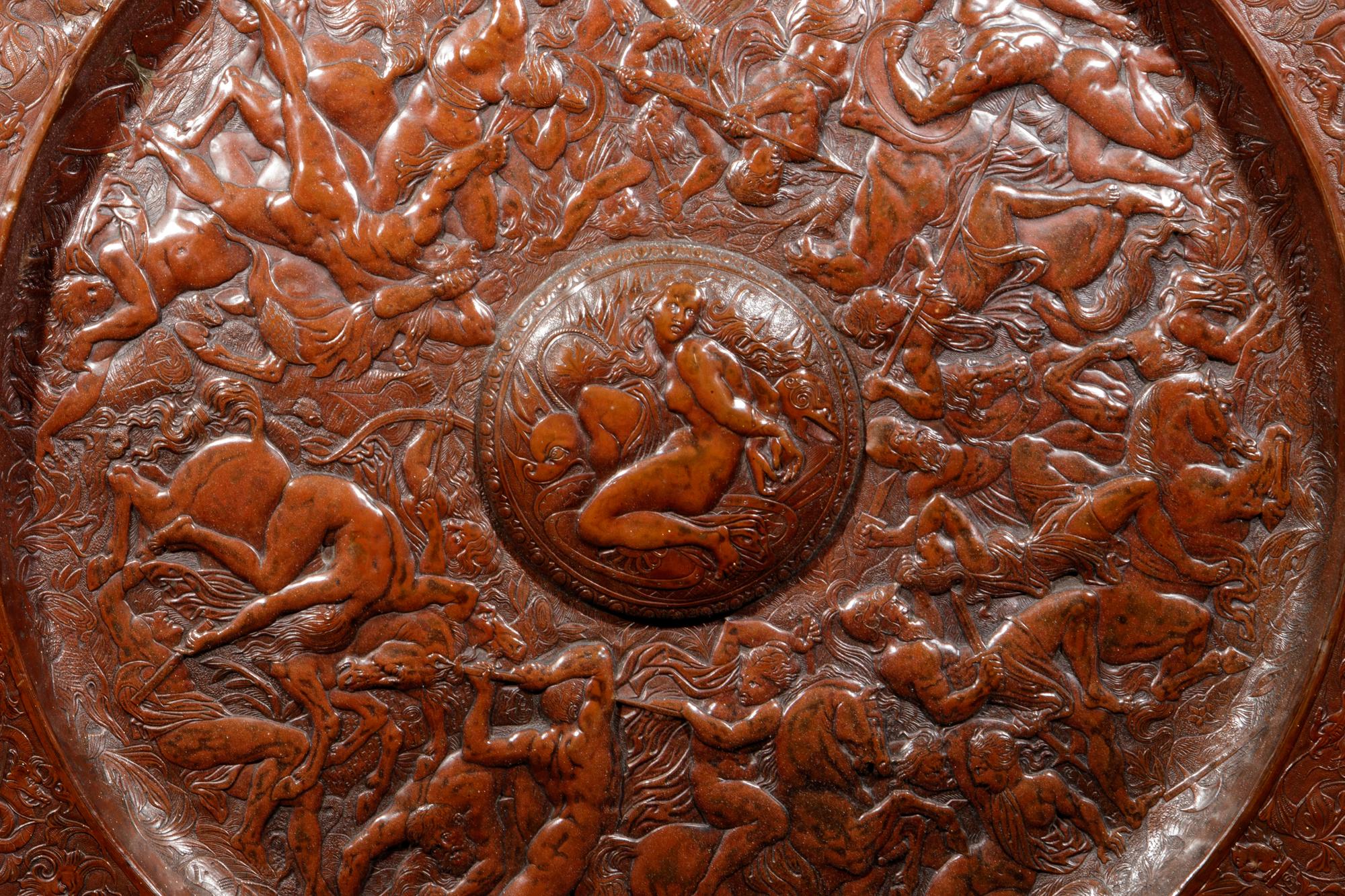 A Continental Copper Roundel