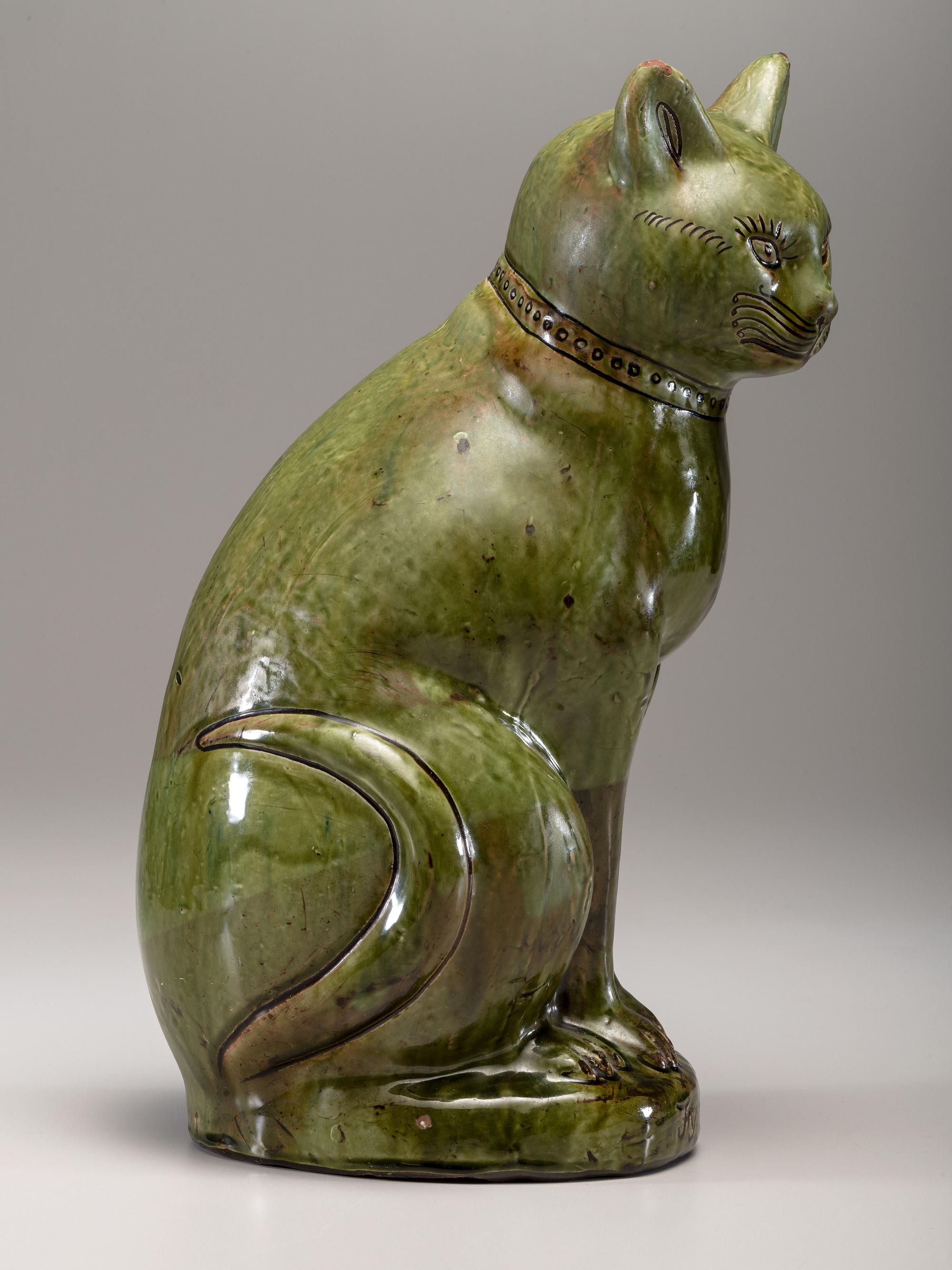 Seated Cat, Circa 1900