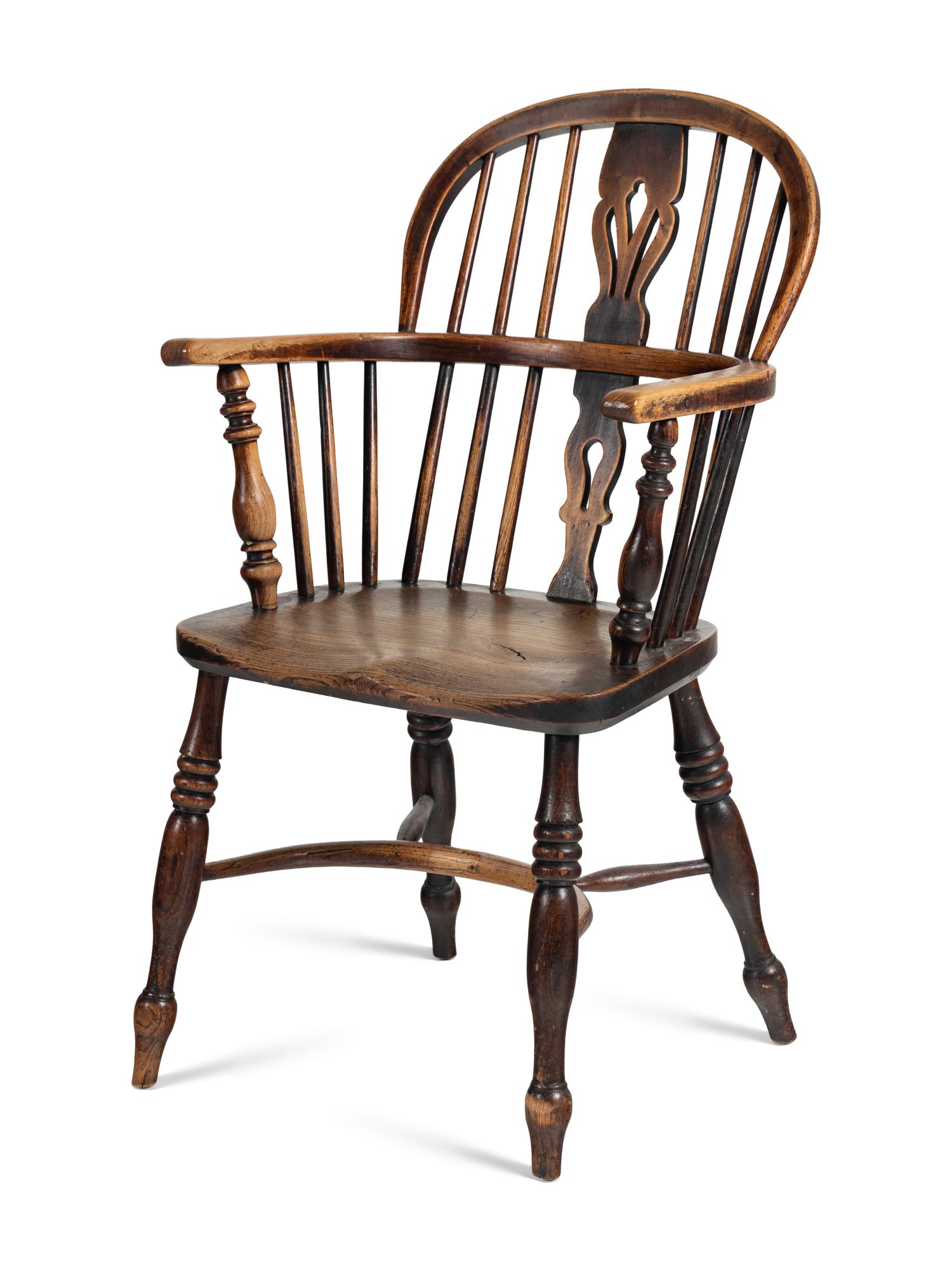 A Set of Six English Windsor Armchairs