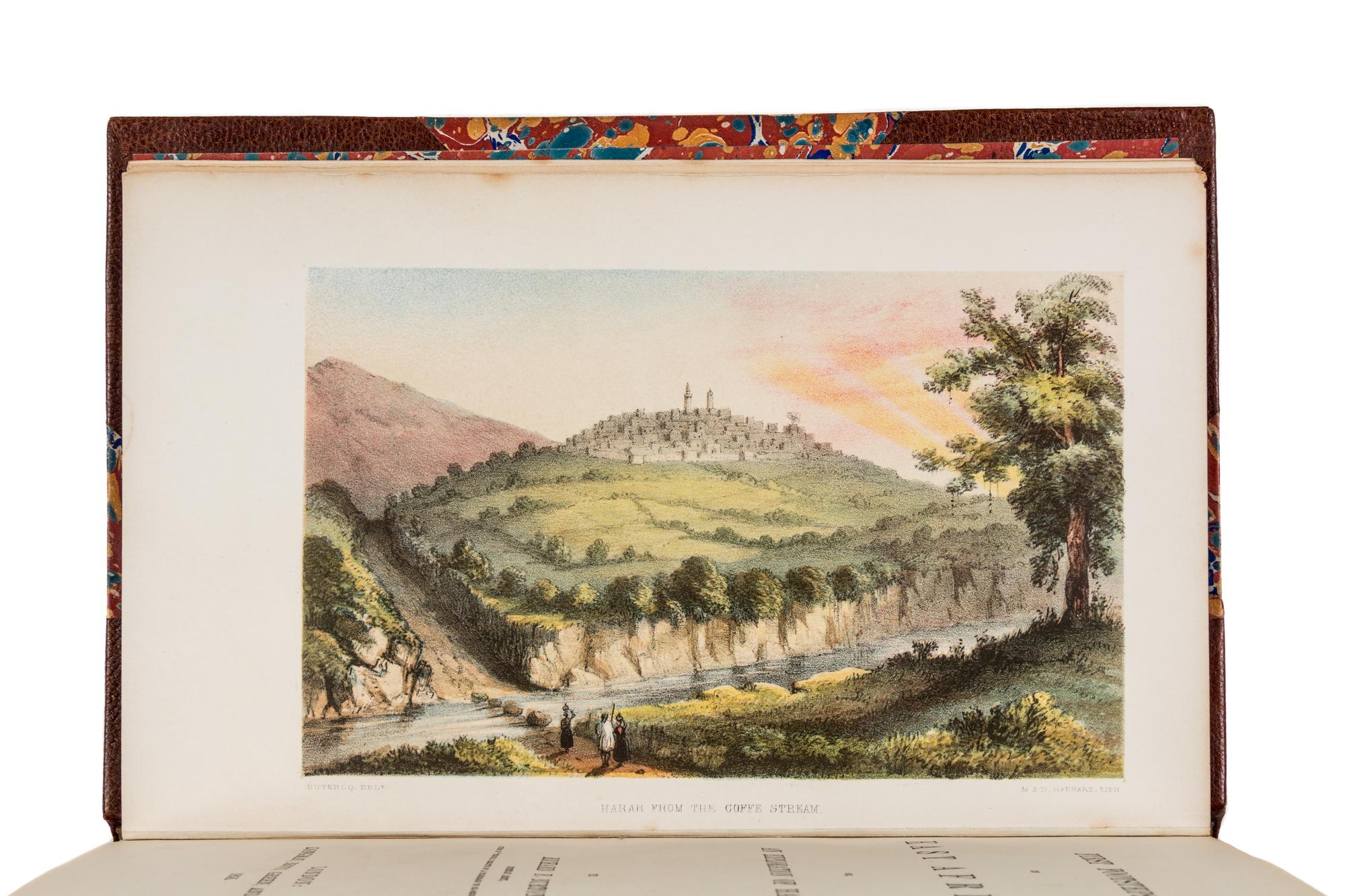 BURTON, Richard Francis, Sir (1821-1890). First Footsteps in East Africa. London, 1856. FIRST EDITION, second issue.