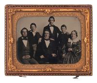 [EARLY PHOTOGRAPHY]. A collection of photographs, artwork, and pamphlets identified to Sol Smith, actor and theatre manager.