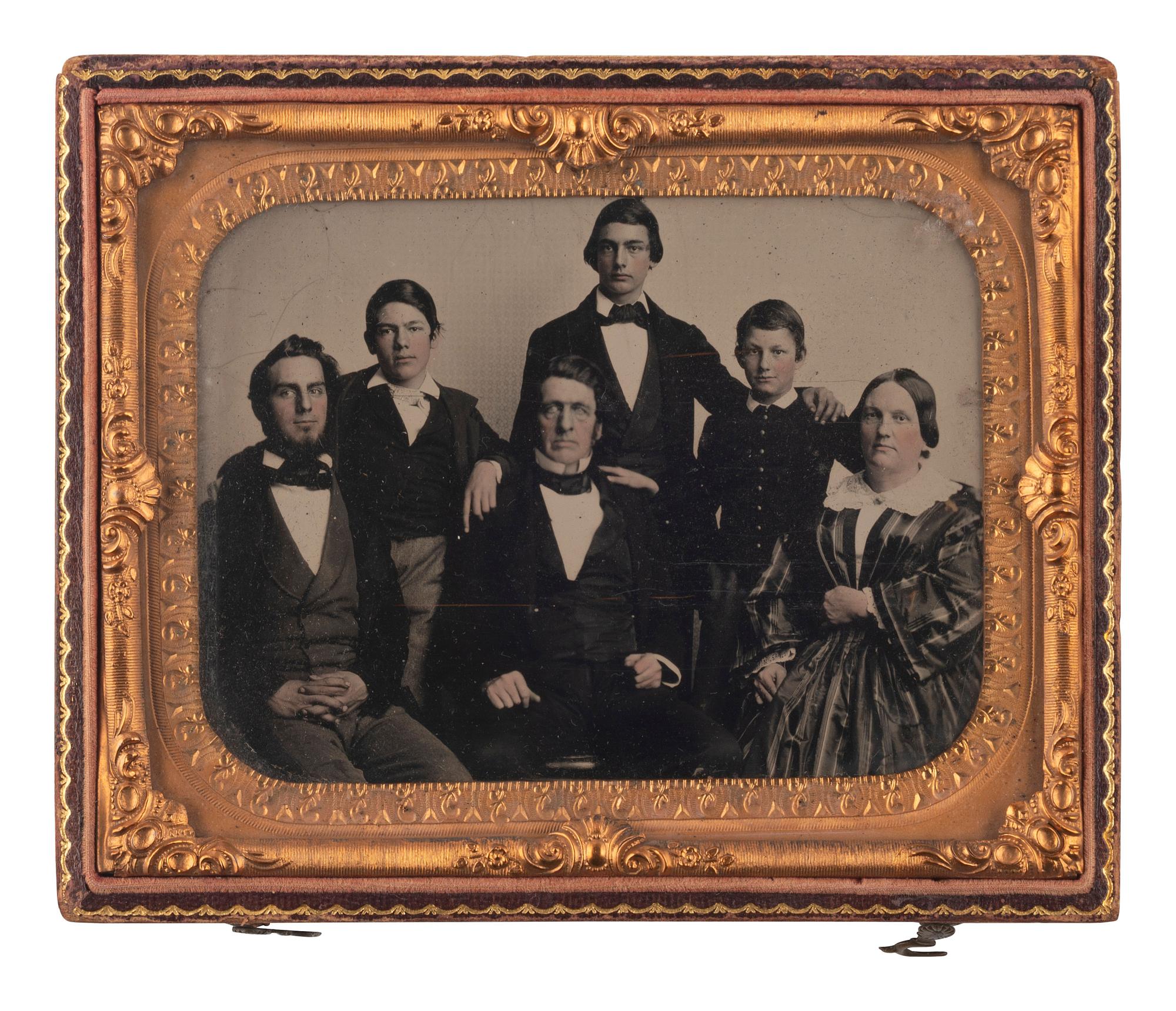 [EARLY PHOTOGRAPHY]. A collection of photographs, artwork, and pamphlets identified to Sol Smith, actor and theatre manager.