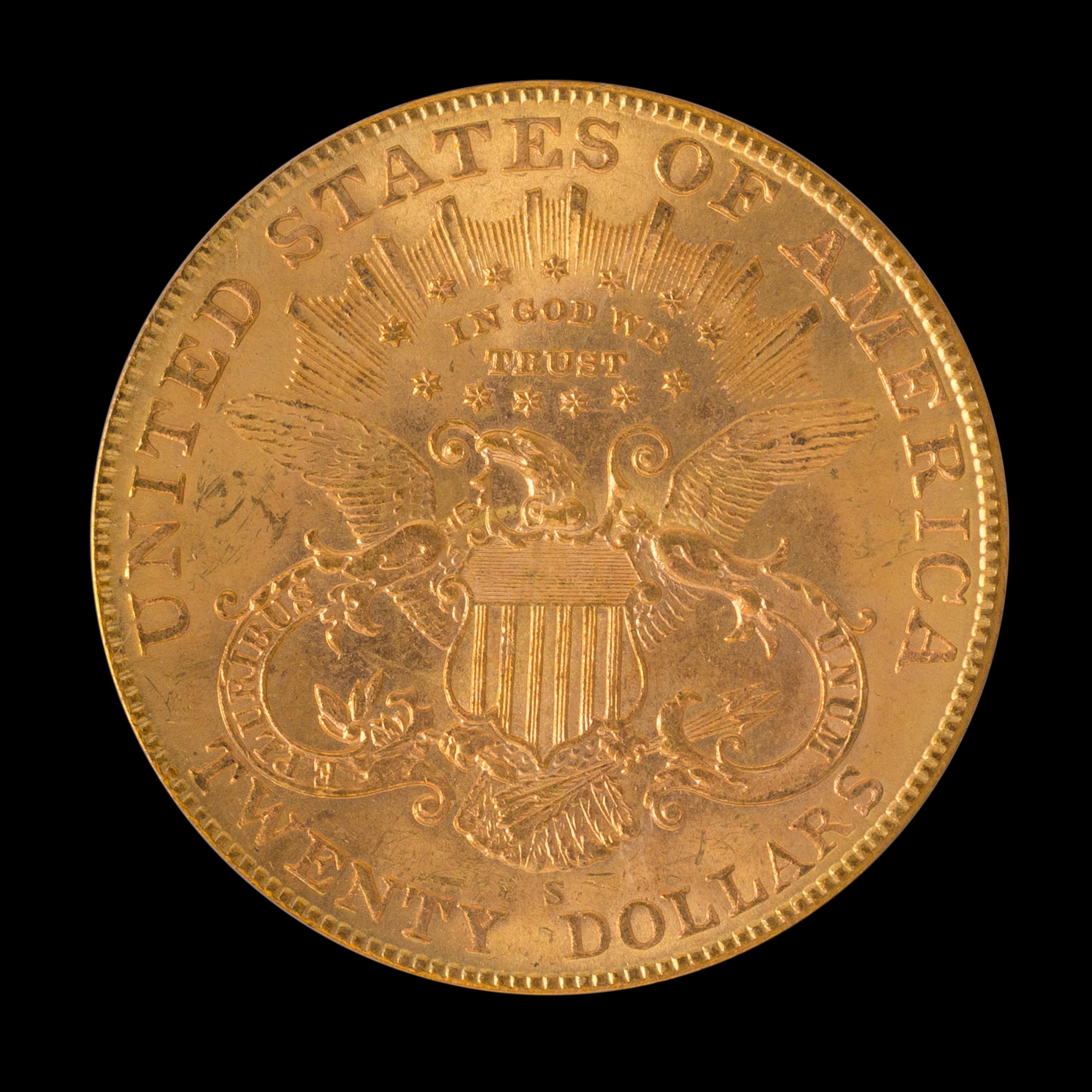 A United States 1904-S Liberty Head $20 Gold Coin