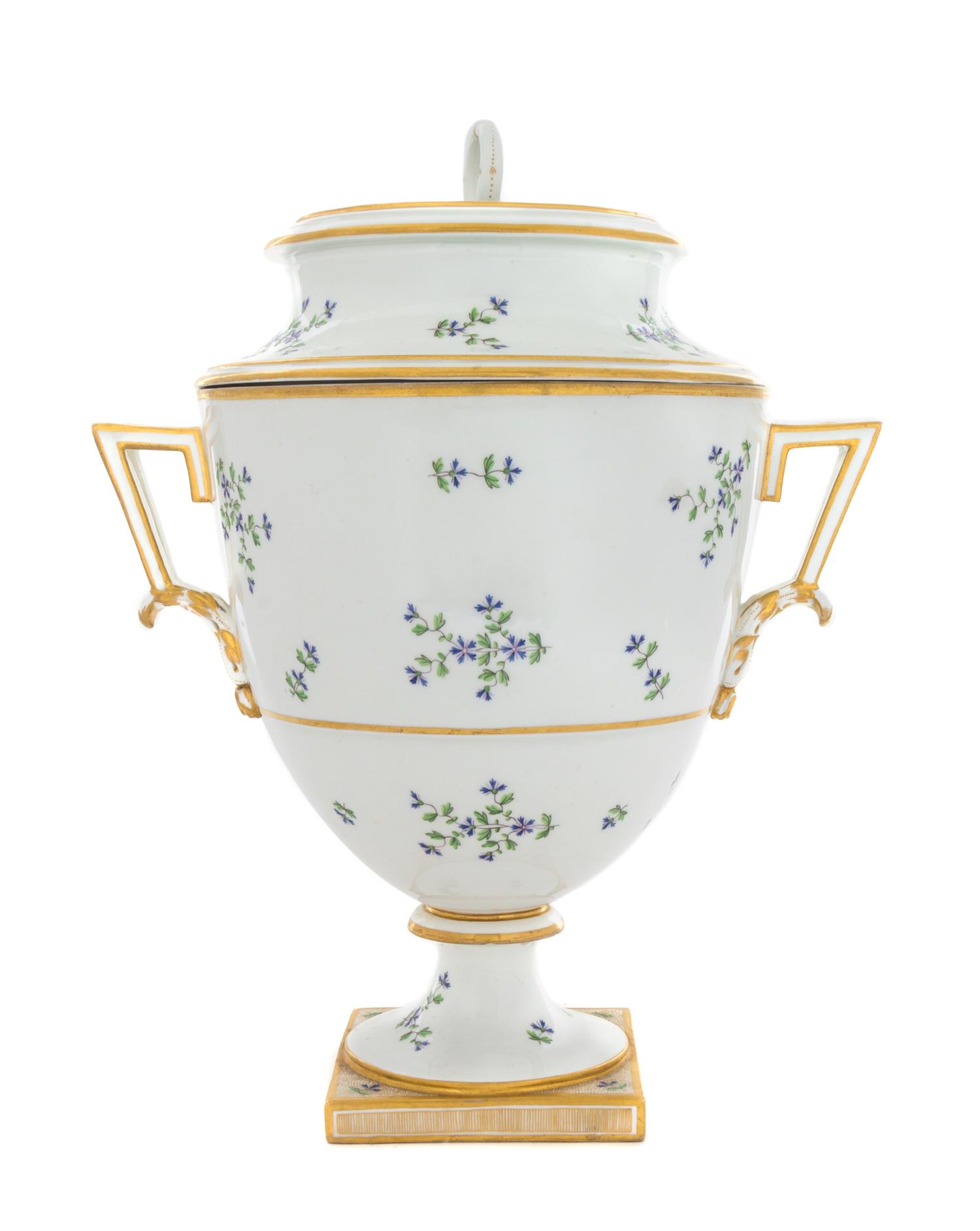 A Vienna Porcelain Fruit Cooler Height 13 3/4 inches. — 19TH CENTURY