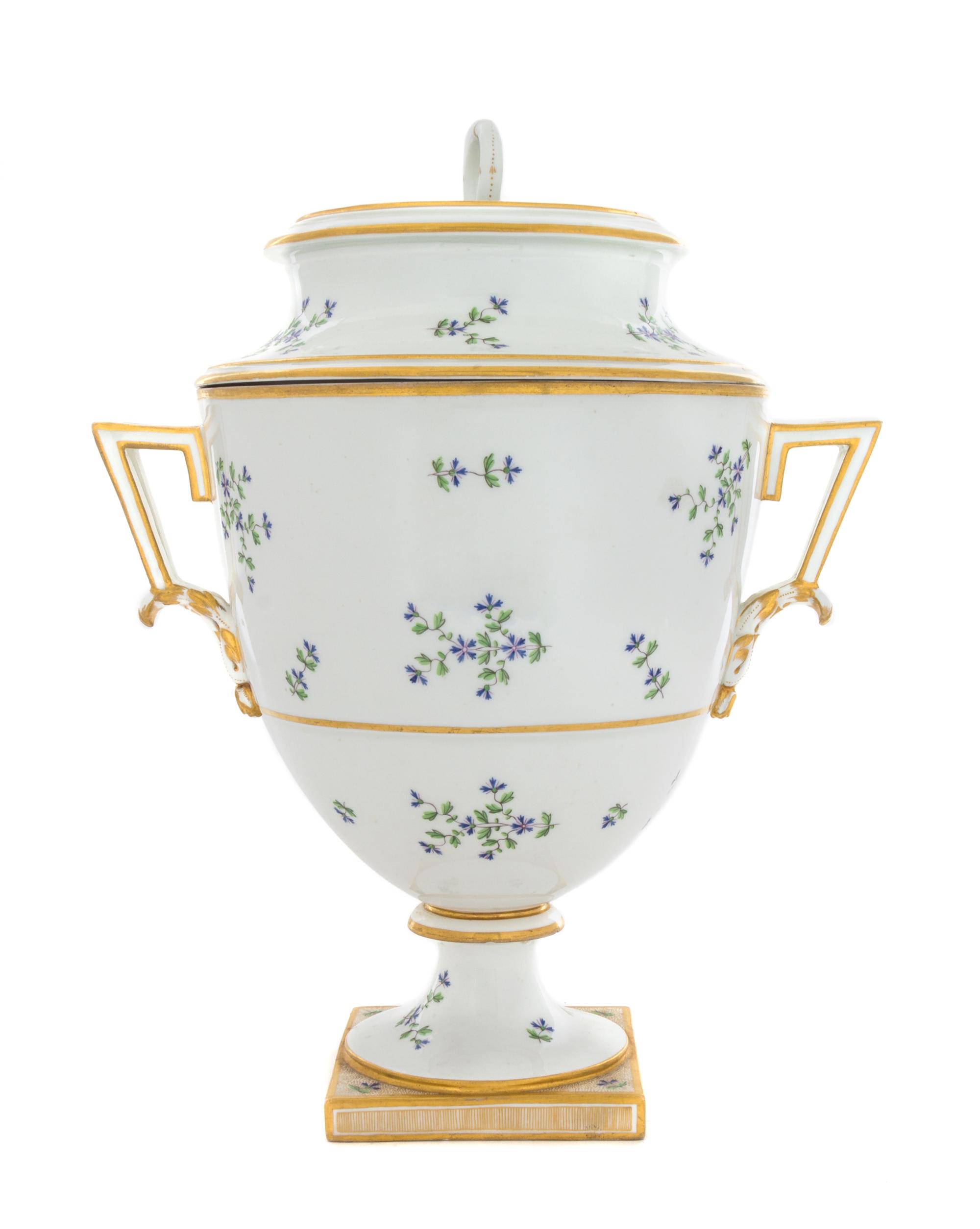 A Vienna Porcelain Fruit Cooler Height 13 3/4 inches. — 19TH CENTURY