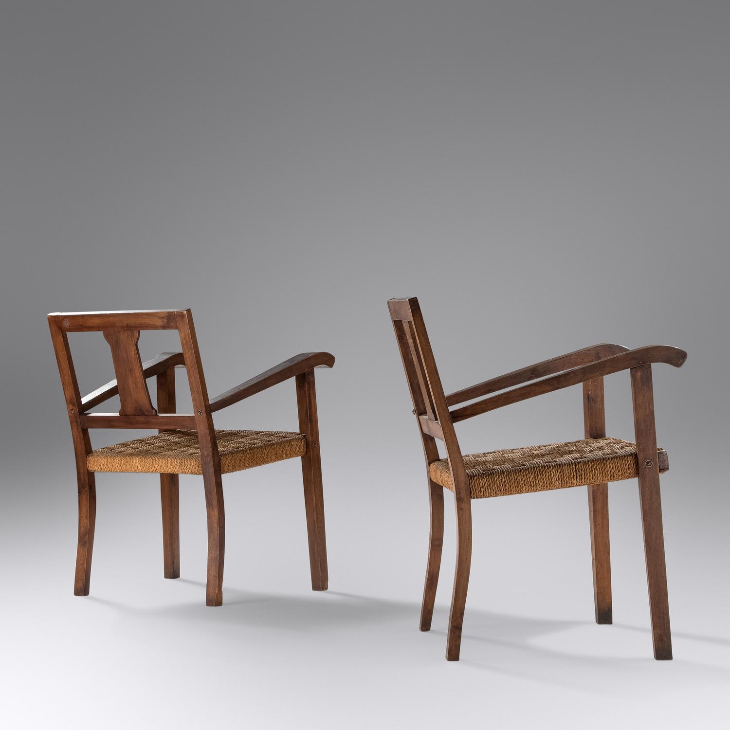 Pair of Armchairs, c. 1950
