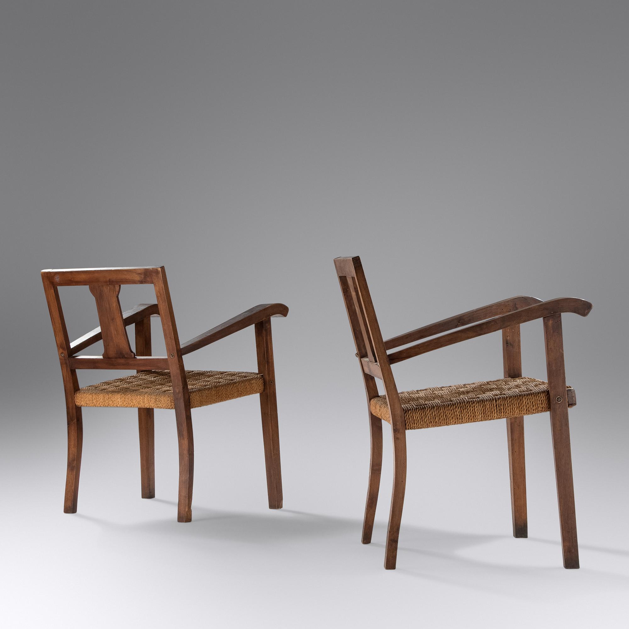 Pair of Armchairs, c. 1950