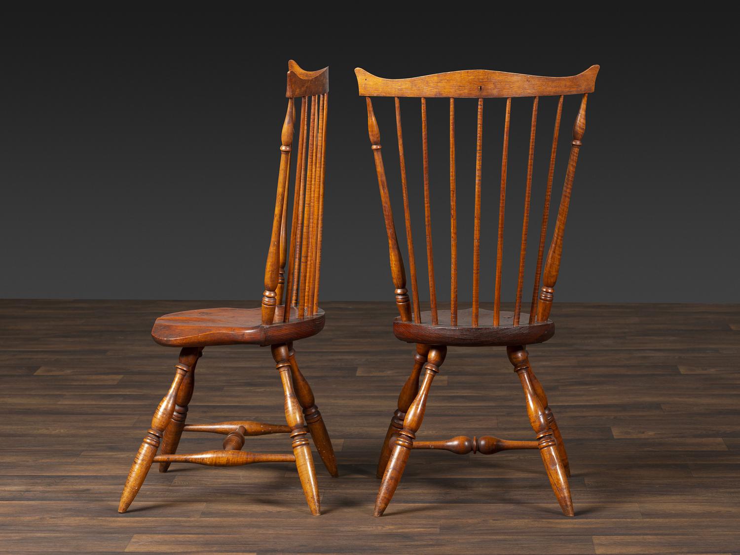 A Set of Four Fan-Back Windsor Side Chairs