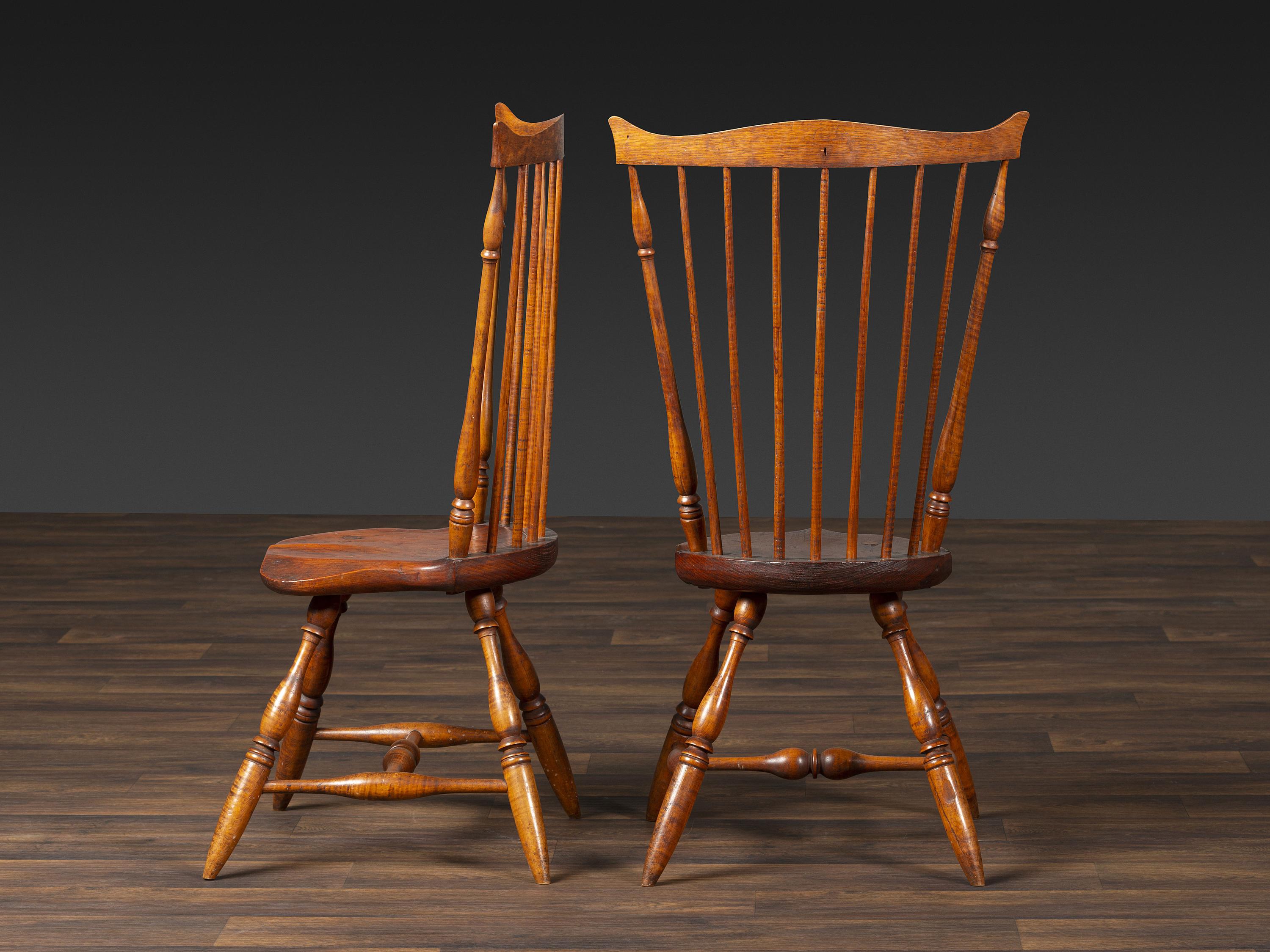 A Set of Four Fan-Back Windsor Side Chairs
