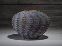 Corrugated Pottery Jar