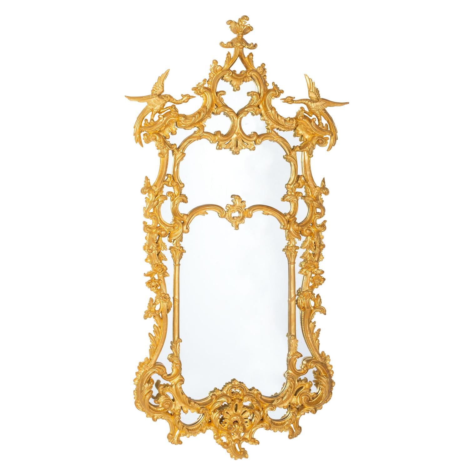 A George II Style Giltwood Mirror