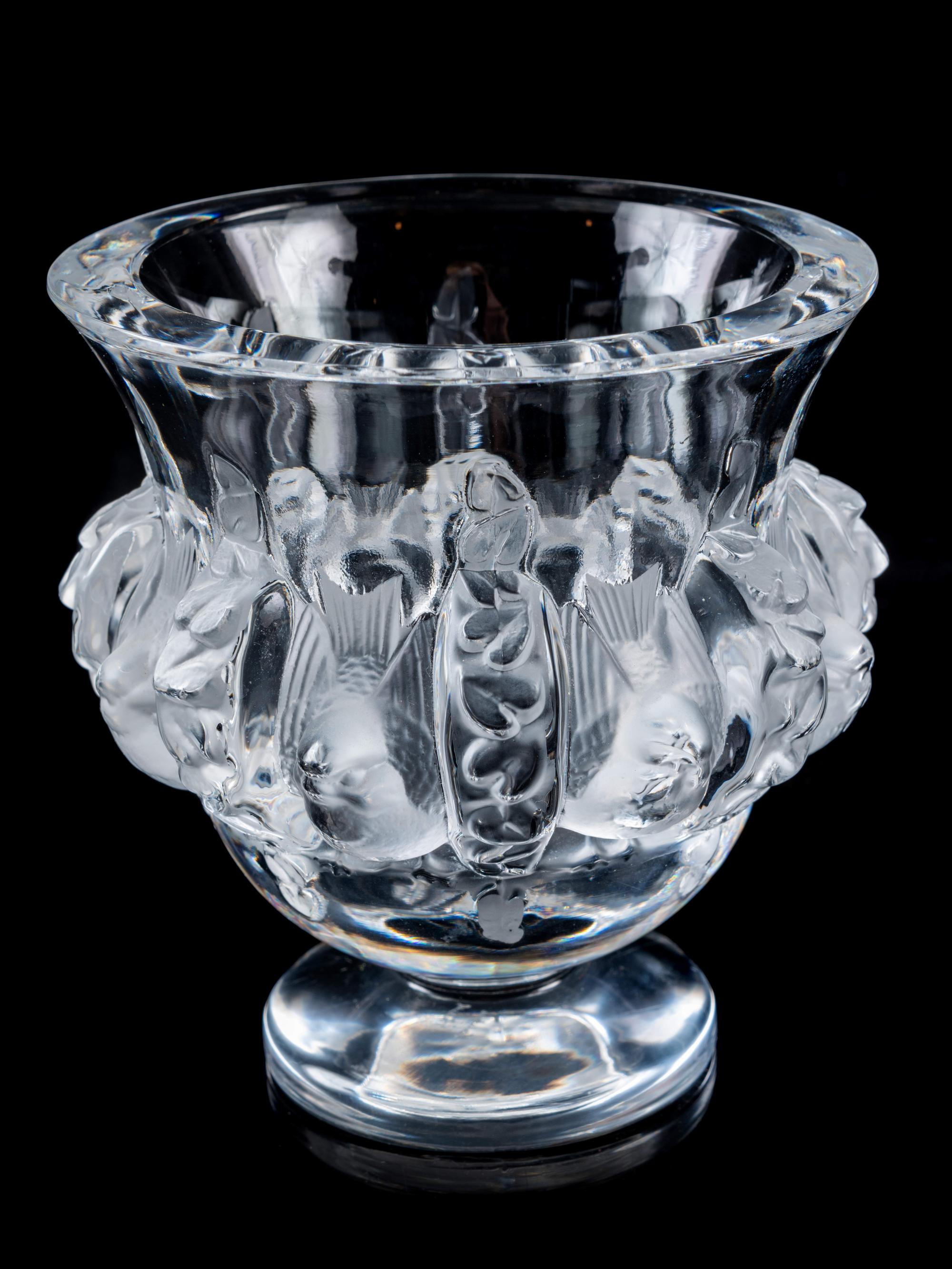 A Lalique Glass Vase