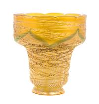 An Iridescent Glass Shade, likely Durand Height 5 inches.