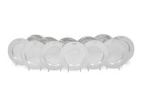 A Set of Twelve American Silver Bread Plates