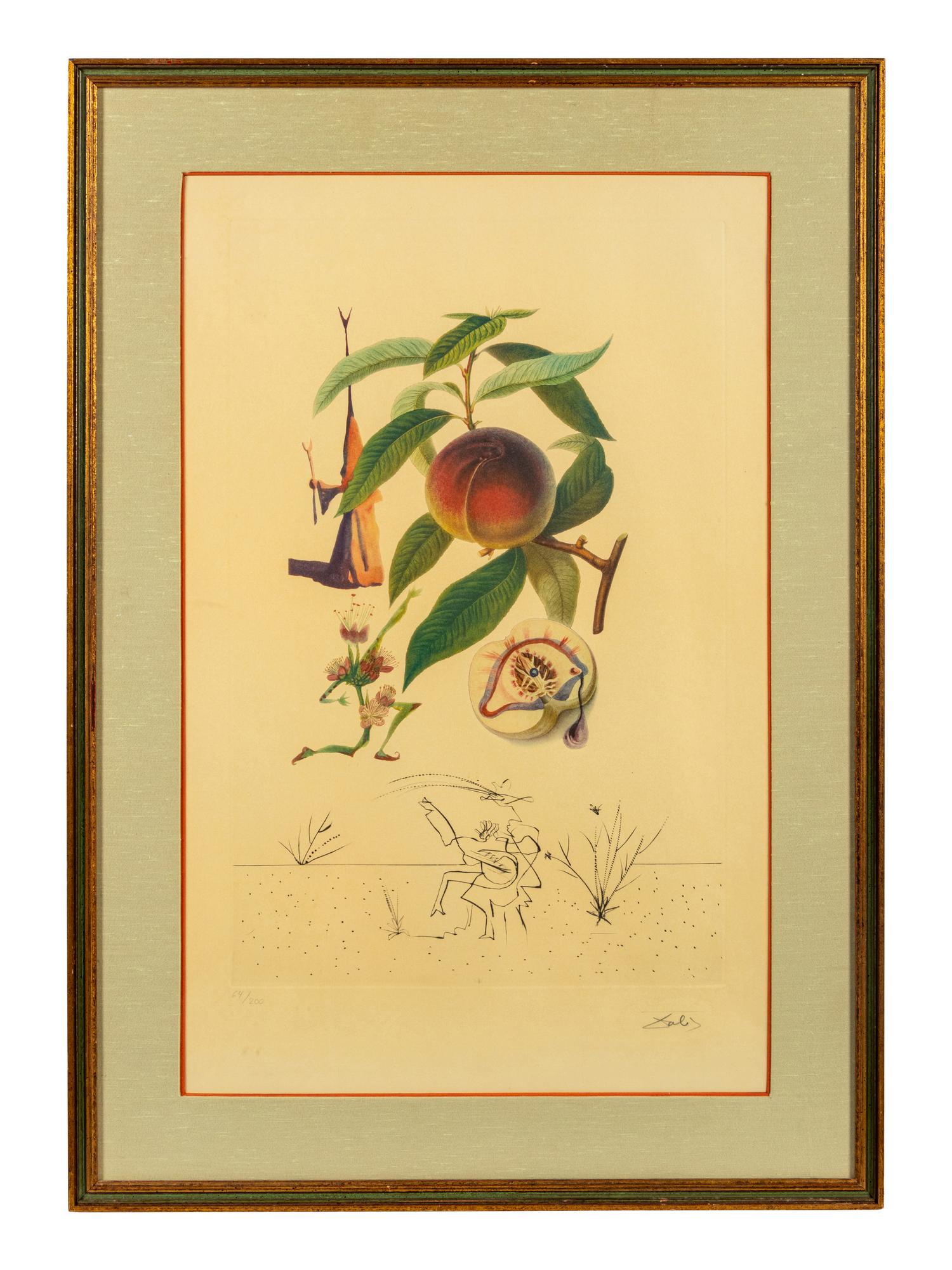 Penitent Peach Tree (Pêcher Pénitent) , from Flordali (Les Fruits)