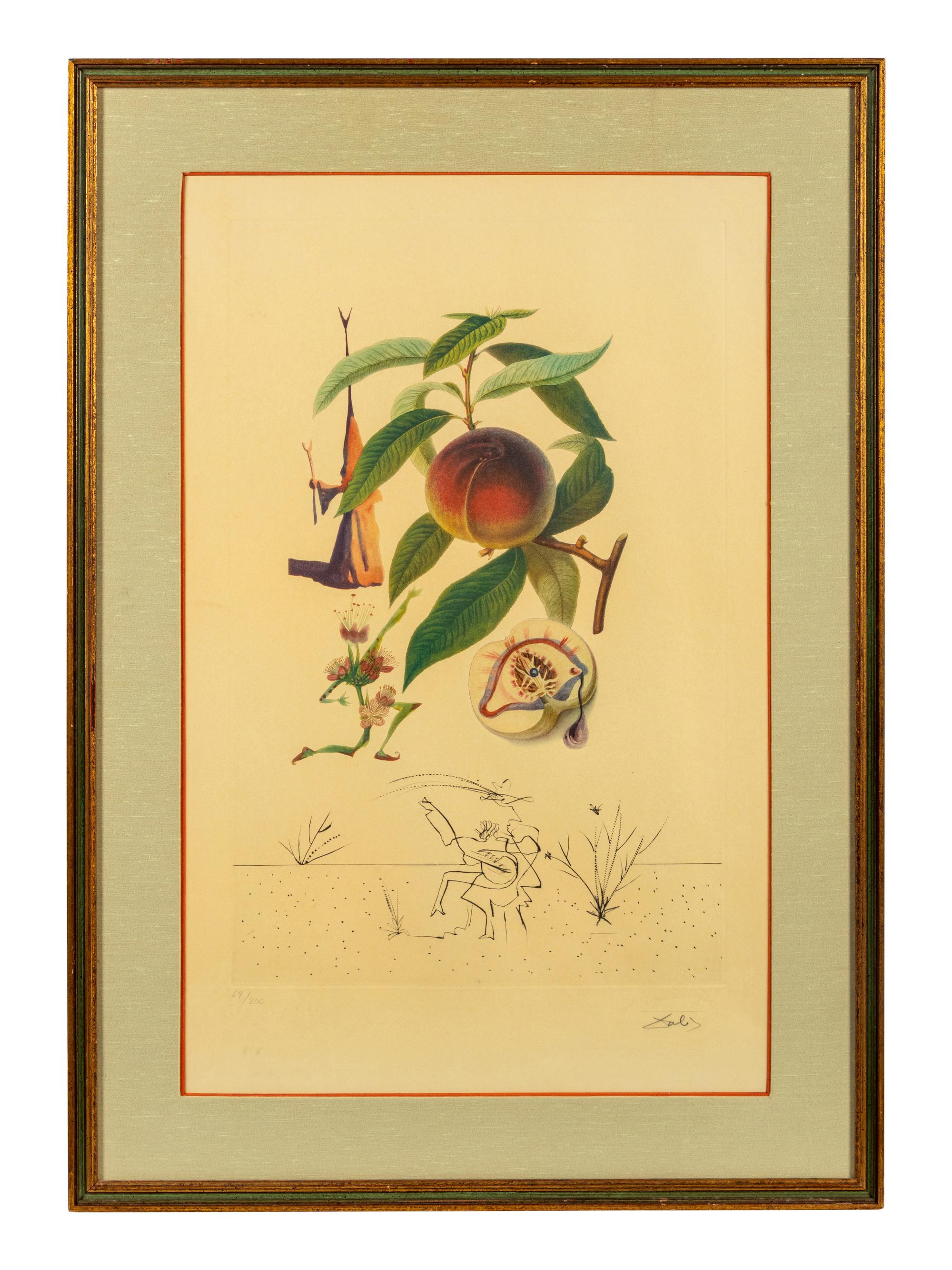 Penitent Peach Tree (Pêcher Pénitent) , from Flordali (Les Fruits)