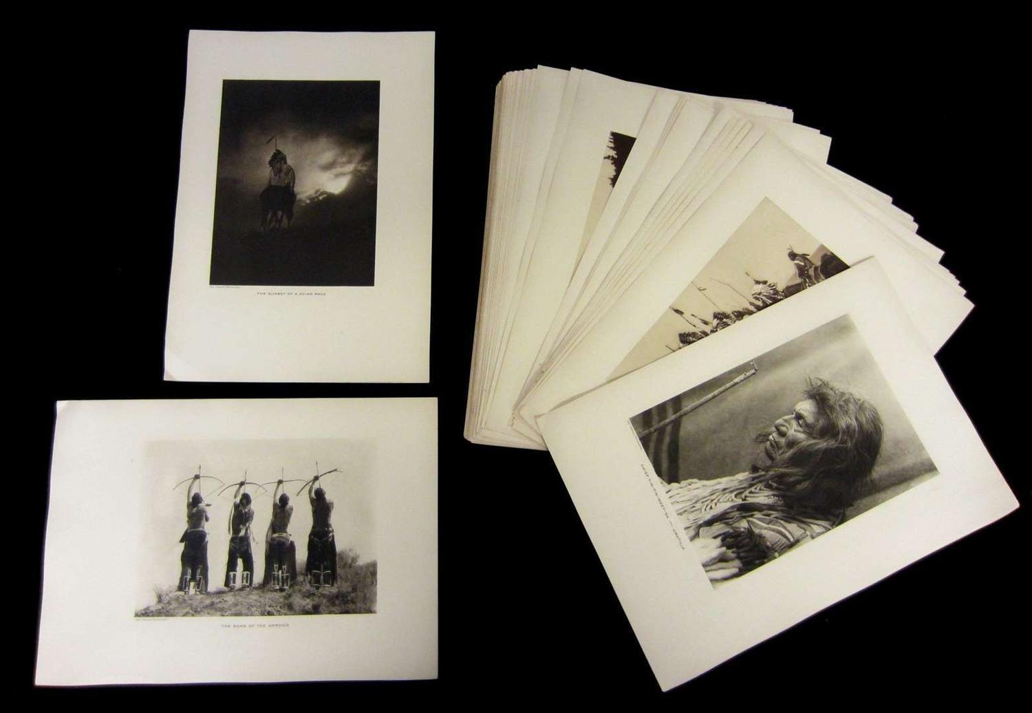 Collection of approximately 120 sepia prints of Native Americans after Rodman Wanamaker circa 1920