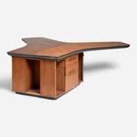 Vladimir Kagan (American, 1927-2016) Vladimir Kagan's Personal Partner's Desk, Model 905, Kagan-Dreyfuss, Inc., 1950
