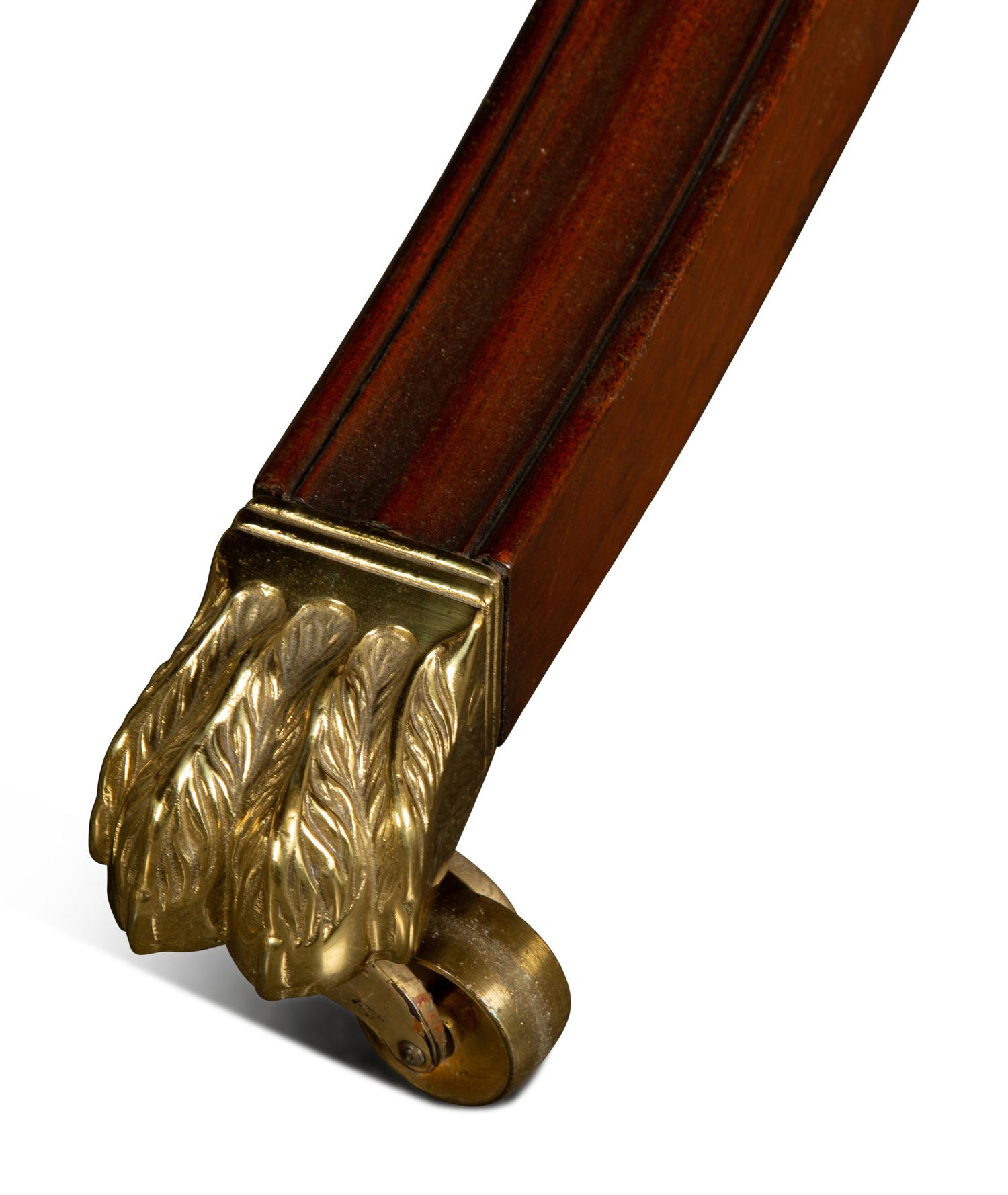 A Regency Style Mahogany Triple Pedestal Dining Table — 20TH CENTURY