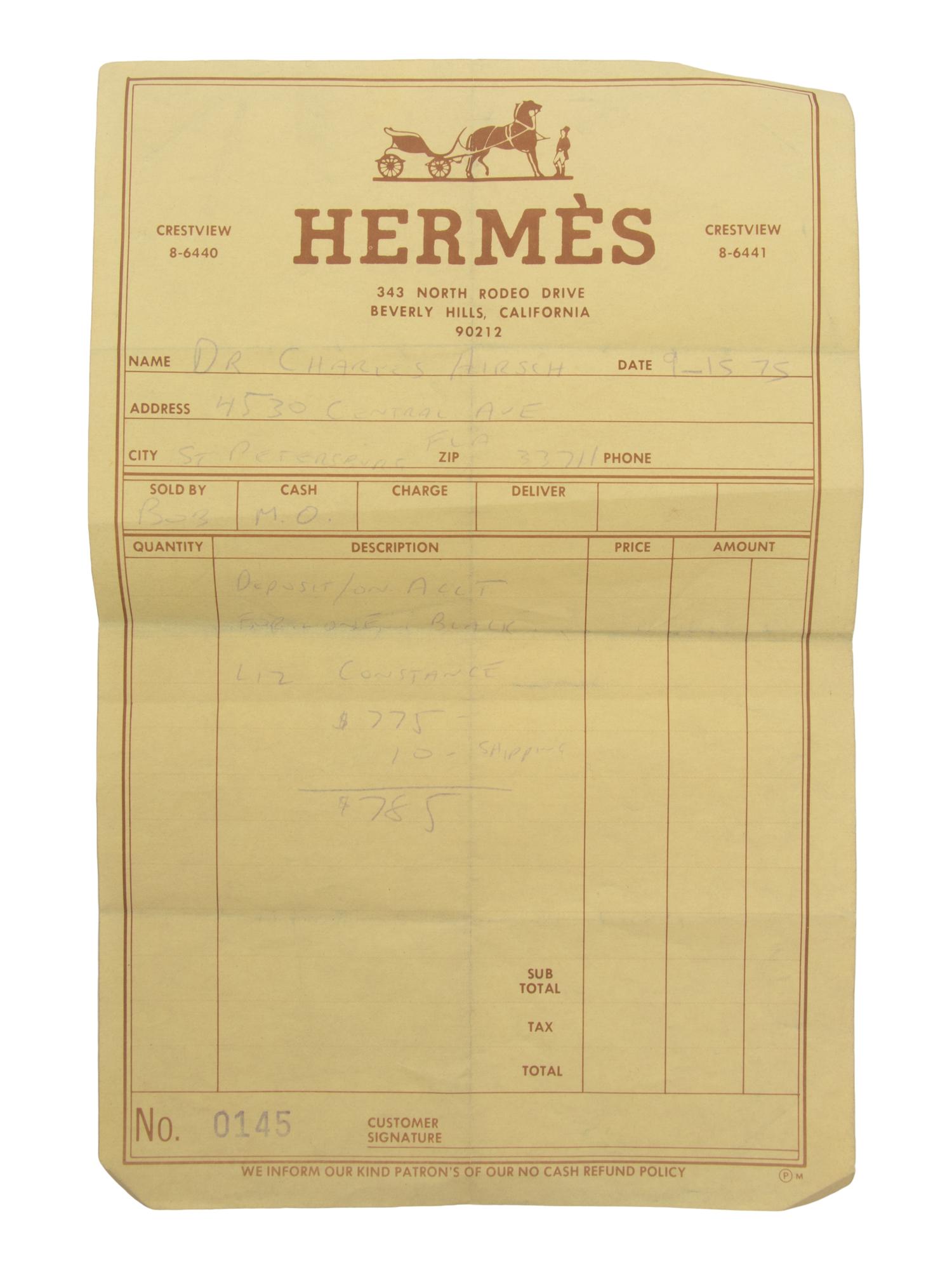 Hermès Constance 23 in Black Lizard