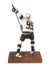 A Wayne Gretzky Signed Autograph Salvino Figure,
