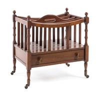 A George III Style Canterbury Height 19 x width 19 1/2 x depth 13 inches. — EARLY 20TH CENTURY