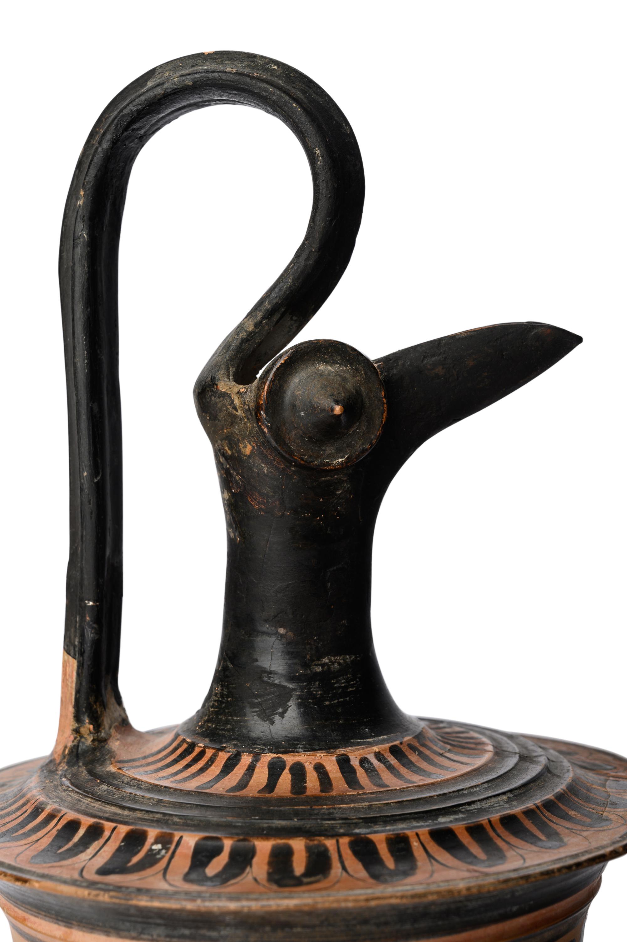 A Boeotian Black-Figured Epichysis