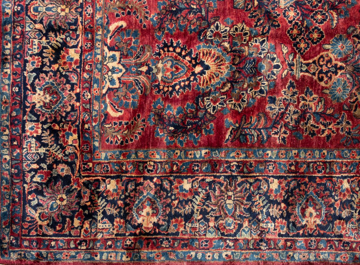 A Sarouk Wool Rug