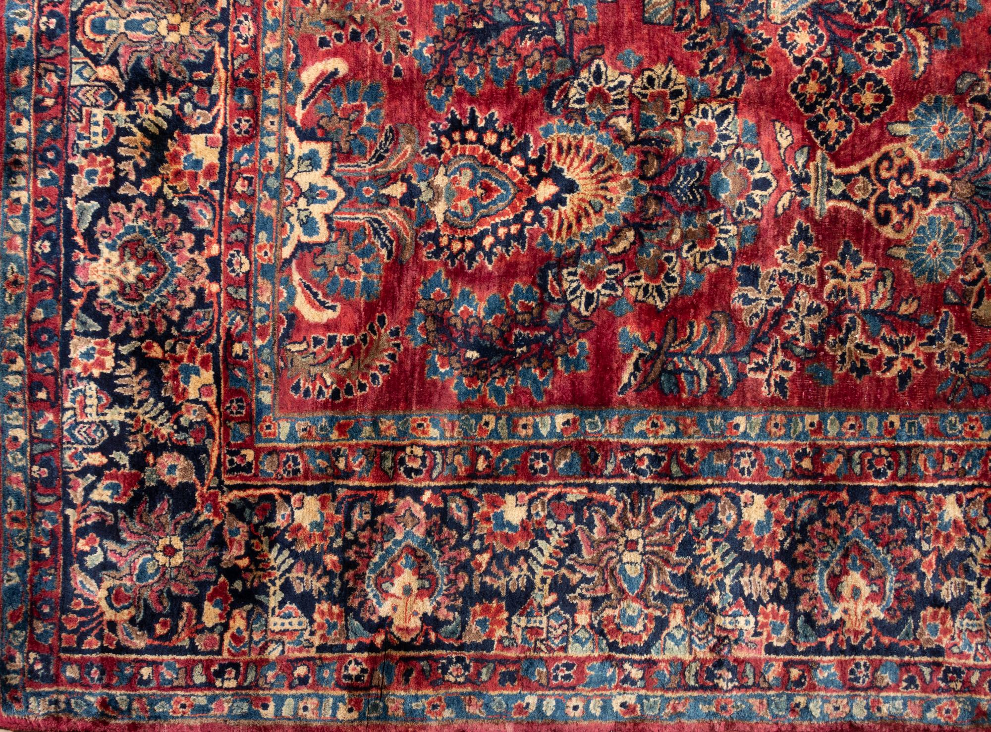 A Sarouk Wool Rug