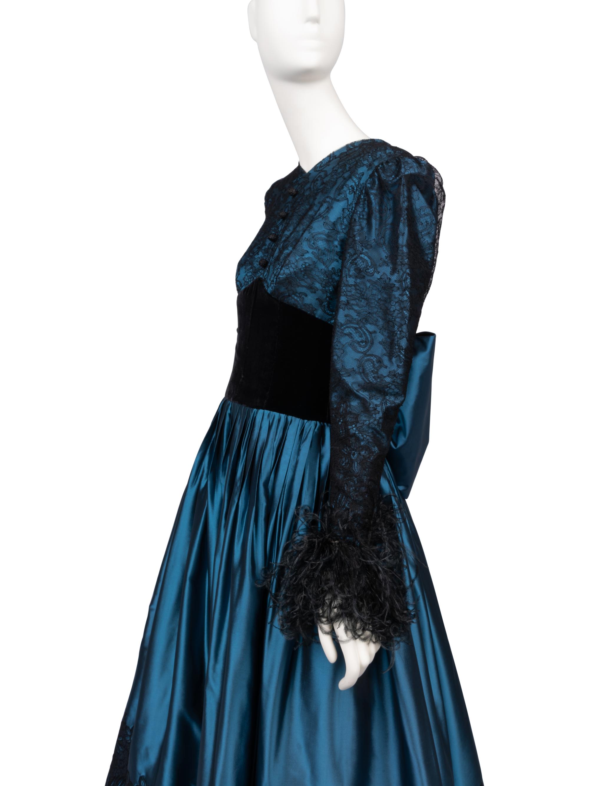 Nina Ricci Evening Dress, c. 1990