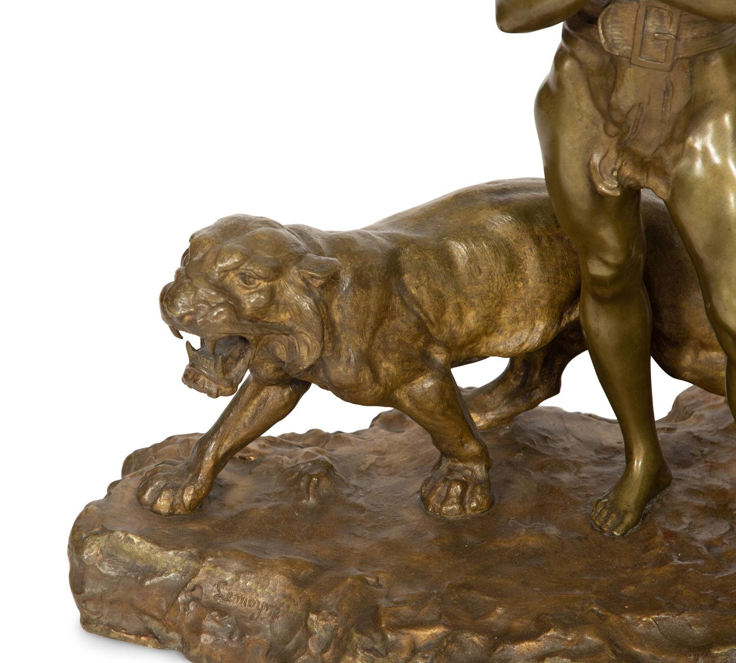 Lion Tamer with Two Lions