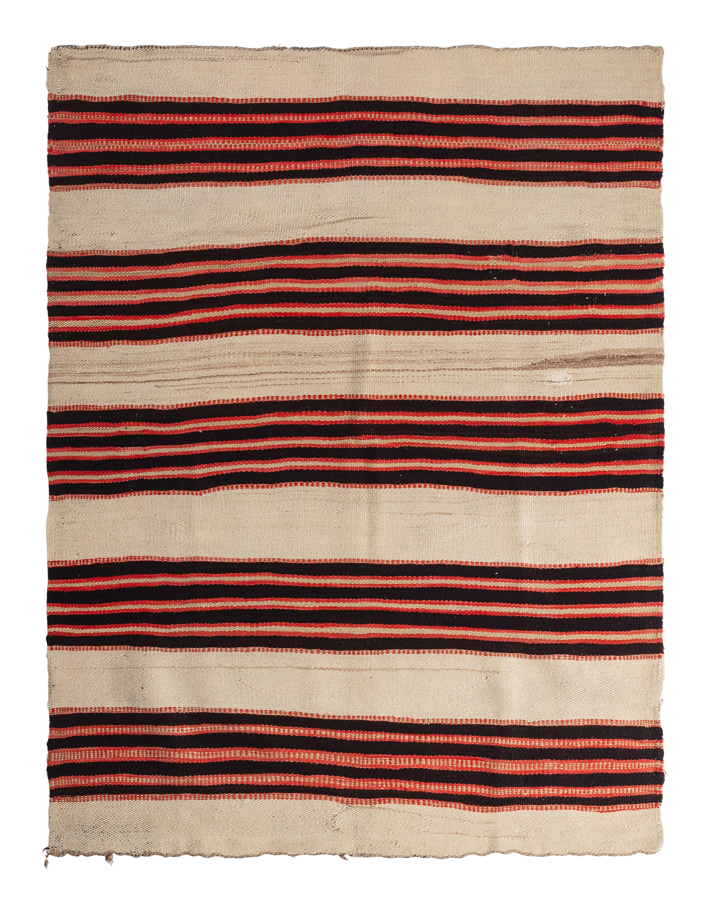 Zuni Wearing Blanket