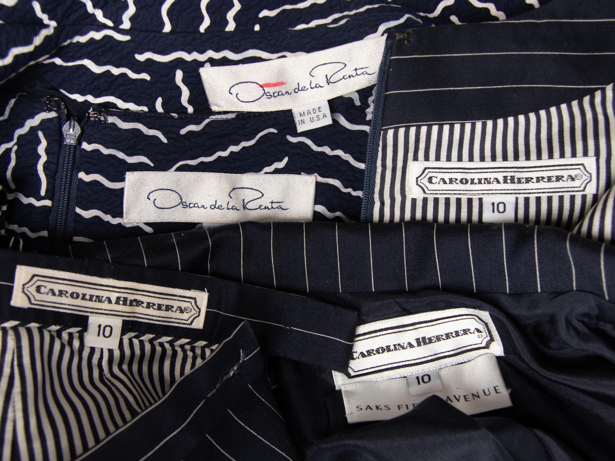 Two Designer Ensembles, Oscar de la Renta & Carolina Herrera
